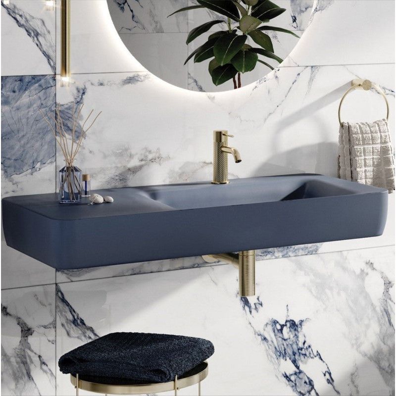 Anna 1000mm Matt Navy Wall Hung Basin