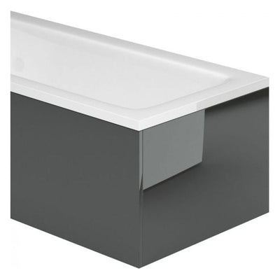 Veto Anthracite Grey Gloss End Bath Panel – 700mm-750mm-800mm