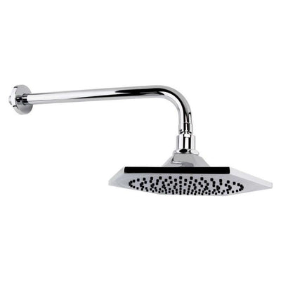 Avondale 200mm Fixed Showerhead and Wall Mounted Arm - Chrome