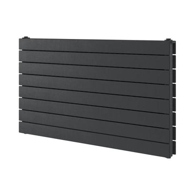 New Mexico Black Horizontal Convector Radiator - 600x1200mm