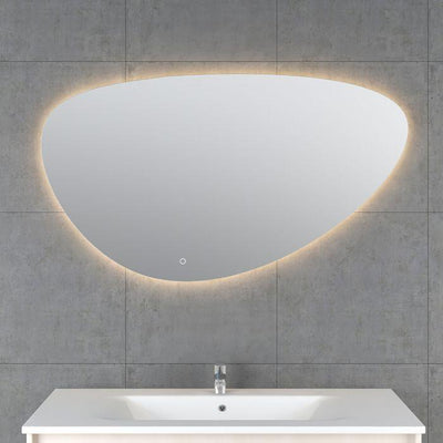 Breeze Pebble Backlit LED Mirror - 1200x687mm