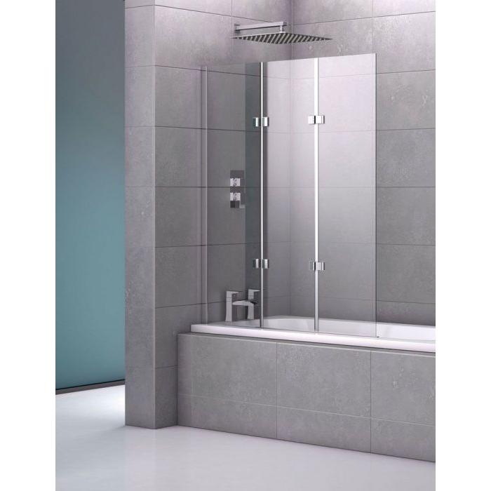 Camila Triple Frameless Bath Screen