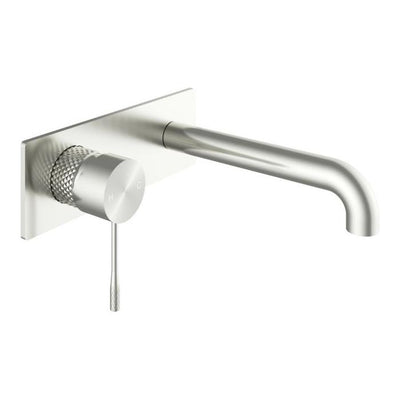 Chelsea Nickel Textured Wall Mounted Basin Tap