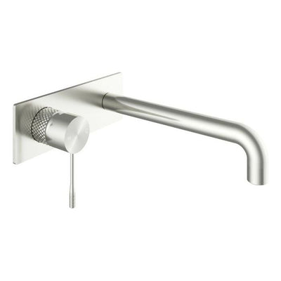 Chelsea Nickel Textured Wall Mounted Bath Tap