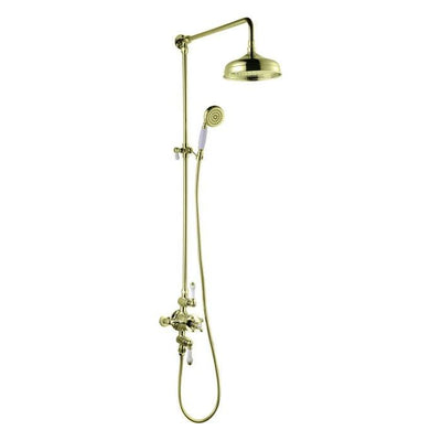 Chicago Traditional Thermostatic Shower Pack - English Gold