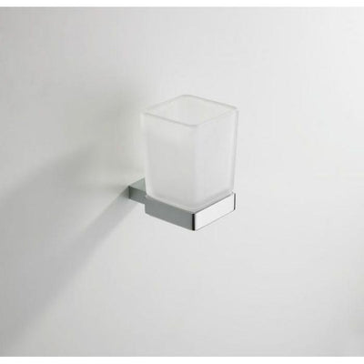 Cube Toothbrush Holder - Chrome
