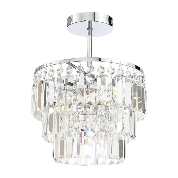 Claremont Glass Crystal Bar Light