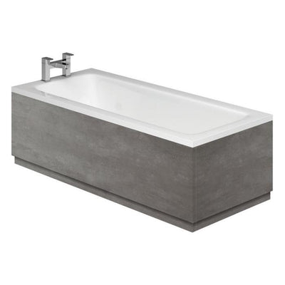 Front Bath Panel Concrete - 1700mm-1750mm-1800mm