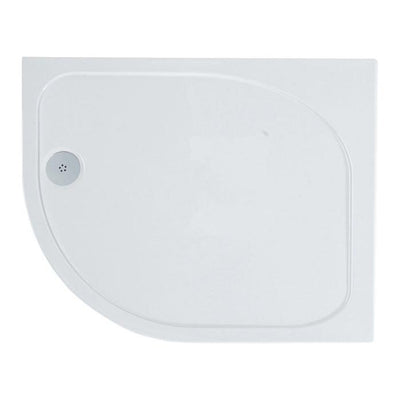 Detroit Low Profile Anti-Slip Left Hand Quadrant Shower Tray - 1200x900mm