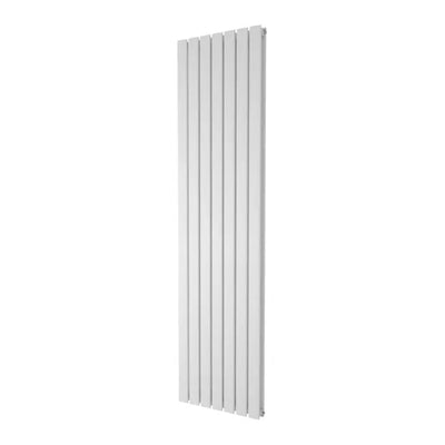 Michigan White Double Vertical Flat Panel Radiator - 1200x476mm