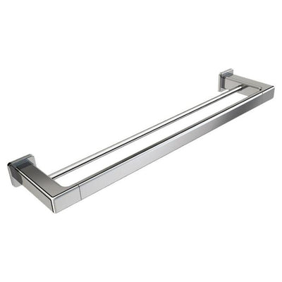 Hampshire Polished Chrome Double Towel Rail
