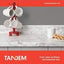 40mm Tandem White Laminate Worktops-Breakfast Bar-Splashback-Upstand