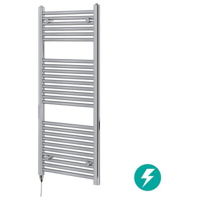 North Carolina 1200x500mm Electric Heated Towel Rail – Chrome