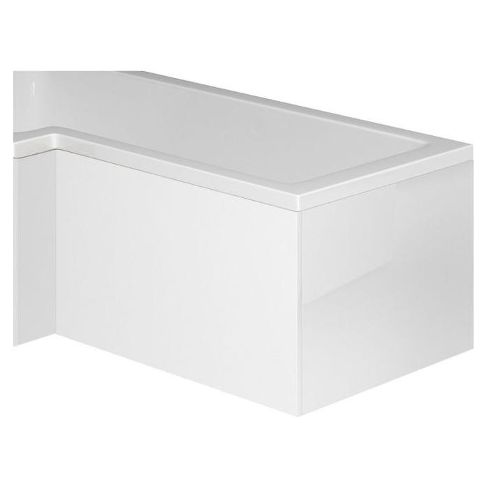 Harmony/Peace White Acrylic L-Shape End Bath Panel - 700mm