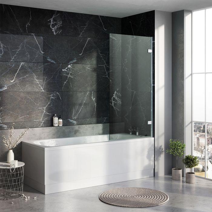 Evelyn Hinged Bath Screen