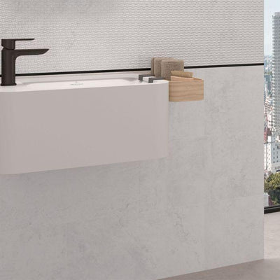 Fullerton White Concrete Effect Porcelain Tile – 600x1200mm