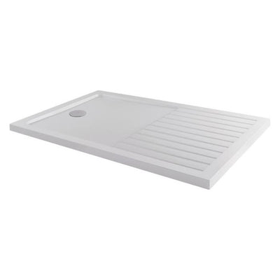 Georgia Low Profile Shower Tray with Drying Area – 1400 x 900