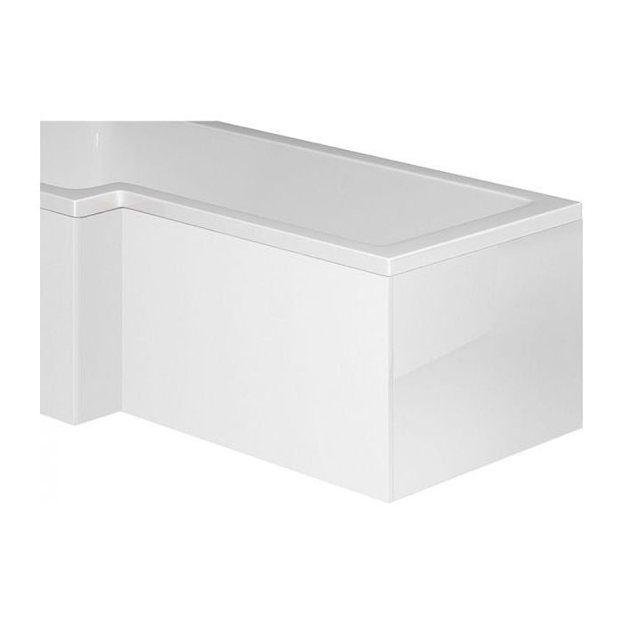 Veto Gloss White L-Shape End Bath Panel – 700mm