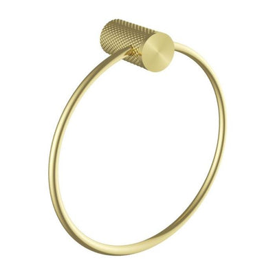 Chelsea Champagne Gold Textured Towel Ring