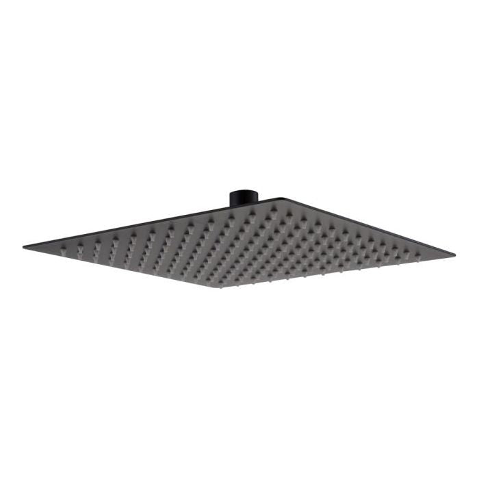 Liberty 250mm Square Shower Head – Matt Black