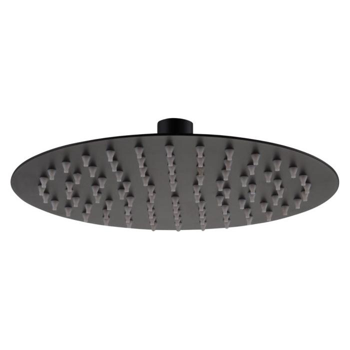 Liberty 350mm Round Shower Head – Matt Black