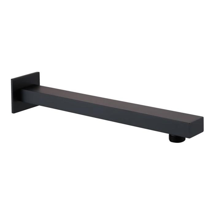 Liberty Square Shower Arm – Matt Black