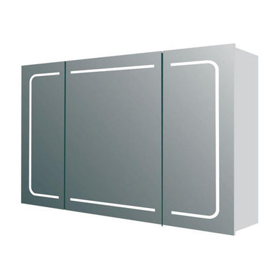 Lottie Triple Door LED Mirrored Wall Cabinet 860mm