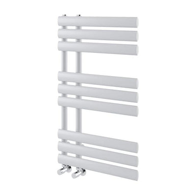 Louisiana White Designer Heated Towel Rail - 820x500mm