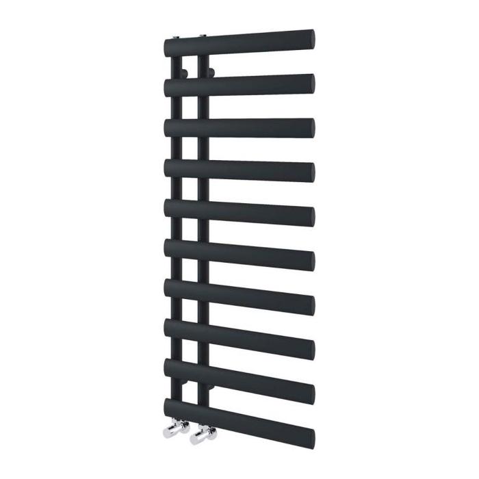 Massachusetts 1610 x 500mm Vertical Radiator - Black