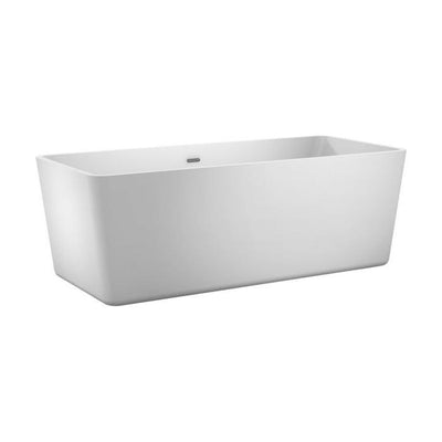 Mesa White Freestanding Acrylic Bath - 1755x750mm