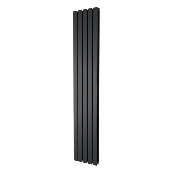 Michigan Black Double Vertical Flat Panel Radiator - 1600x340mm