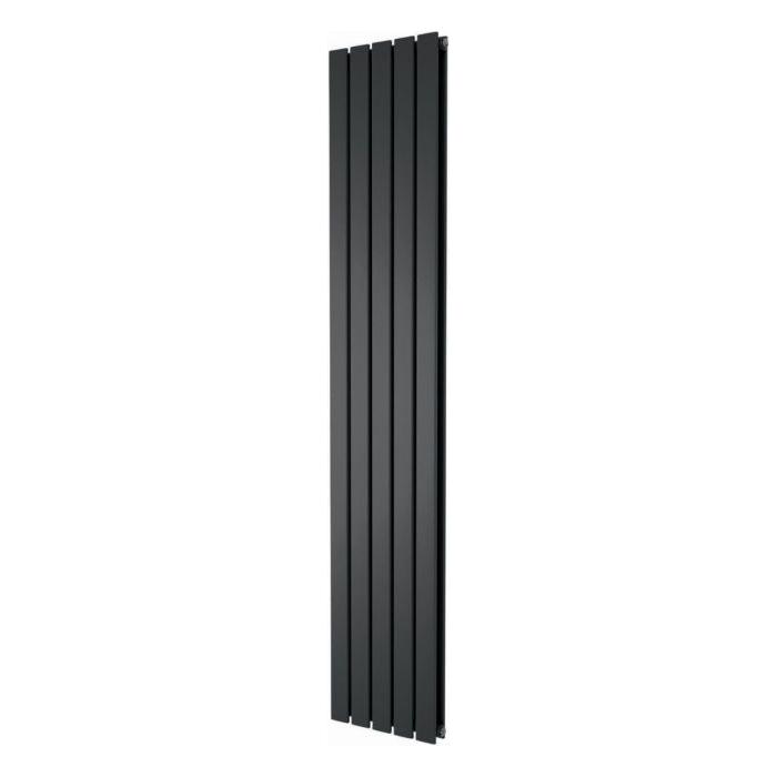 Michigan Black Double Vertical Flat Panel Radiator - 1800x340mm