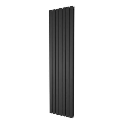 Michigan Black Double Vertical Flat Panel Radiator - 1800x475mm