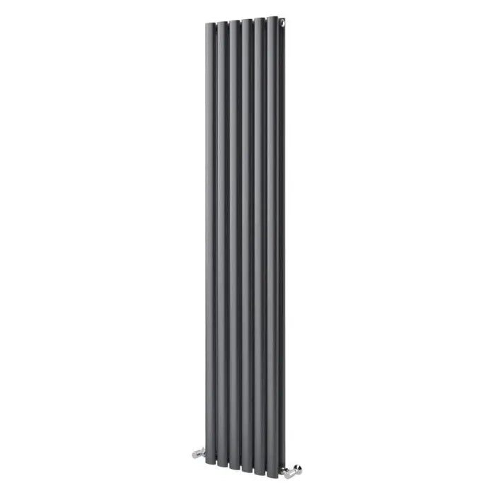 Minnesota Grey Double Vertical Radiator - 1800x472mm