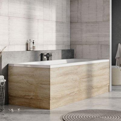 Light Oak Front Bath Panel - 1700mm-1750mm-1800mm Only