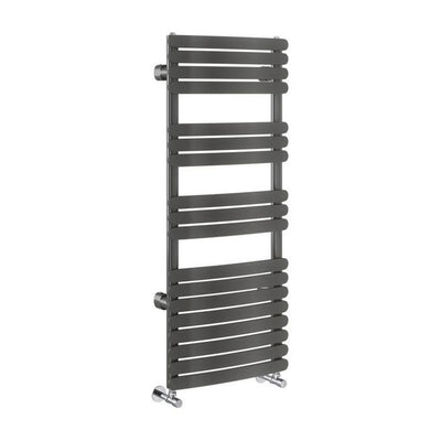 Oklahoma 1200 x 500mm Heated Towel Rail - Anthracite Grey