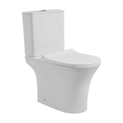 Poole Rimless Close Coupled Toilet with Soft Close Seat