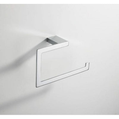 Cube Towel Ring - Chrome