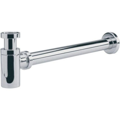 Round Chrome Bottle Trap