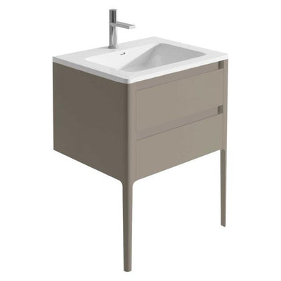 Sarah 800mm Vanity Unit with Integrated Basin in French Grey