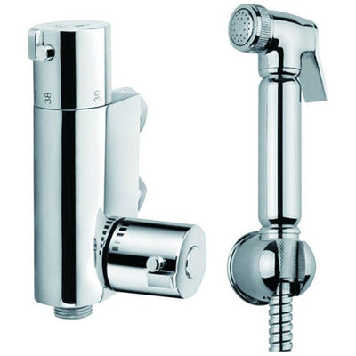 Shower Douche With Thermostatic Mixer Valve - Chrome