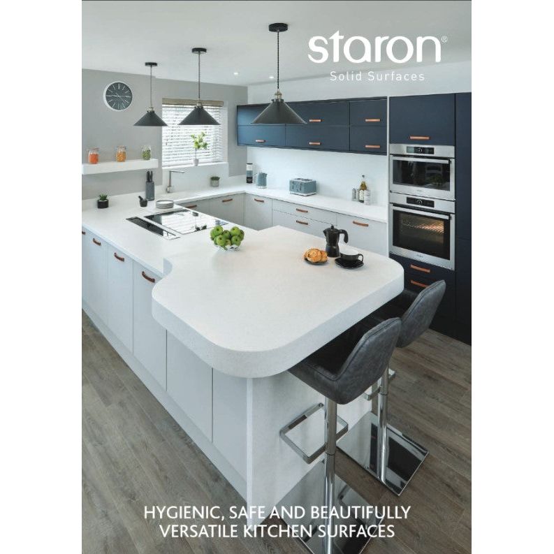 Staron VC110 Supreme Cotton White Solid Surfaces-Accessories