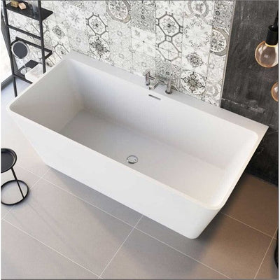 Stitch Freestanding Acrylic Bath - 1500x750mm -  White