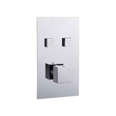 Style Double Outlet Square Touch Control concealed Shower Valve