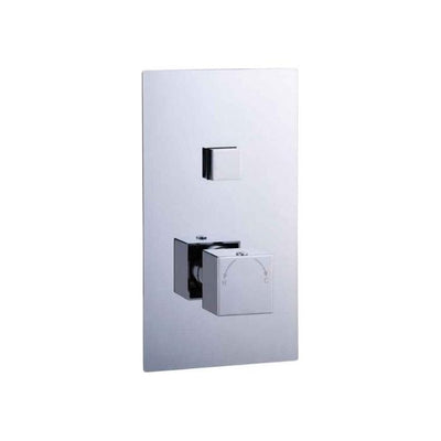 Style Single Outlet Square Touch Control Concealed Shower Valve