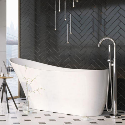 Tilia Freestanding Acrylic Bath - 1680x730mm - Interiors Home Stores