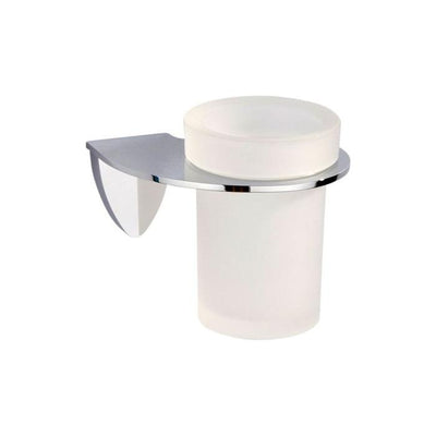 Comet Glass Tumbler & Chrome Holder