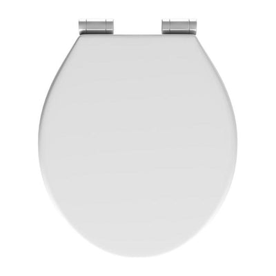 Universal Soft Closing Toilet Seat - Matt White - Interiors Home Stores