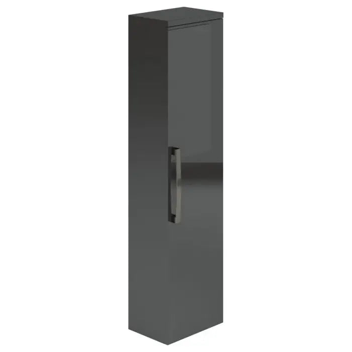 Veto Wall Mounted Tall Storage Unit in Anthracite Grey - Interiors Home Stores