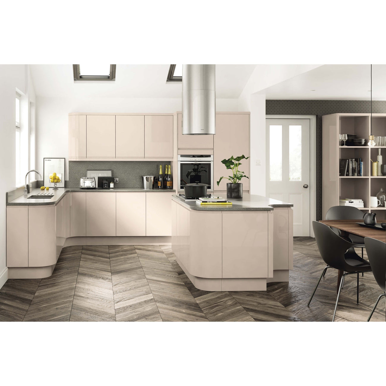 Handleless J Profile Kitchen Units